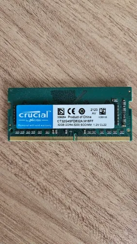 Pente de memória 32Gb DDR4 3200MHz Crucial