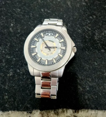 Relógio Technos Masculino Prateado - Modelo F06111AB/1W - Excelente Estado