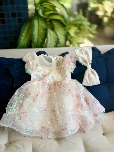 Vestido de festa infantil 