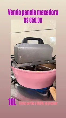 Panela mexedora de brigadeiro