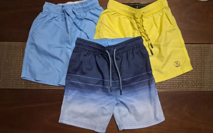 Kit 3 shorts praia menino