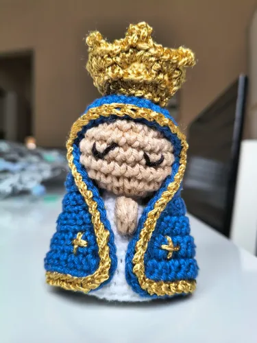 Nossa senhora em crochê