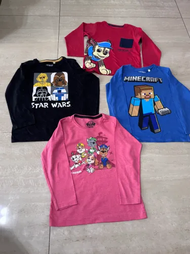 Lote camisetas manga longa TAM 4 anos