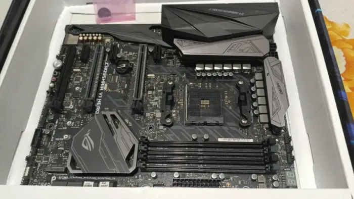 Placa mãe Am4 X370 Rog Crosshair VI Hero