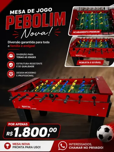 Mesa de pebolim