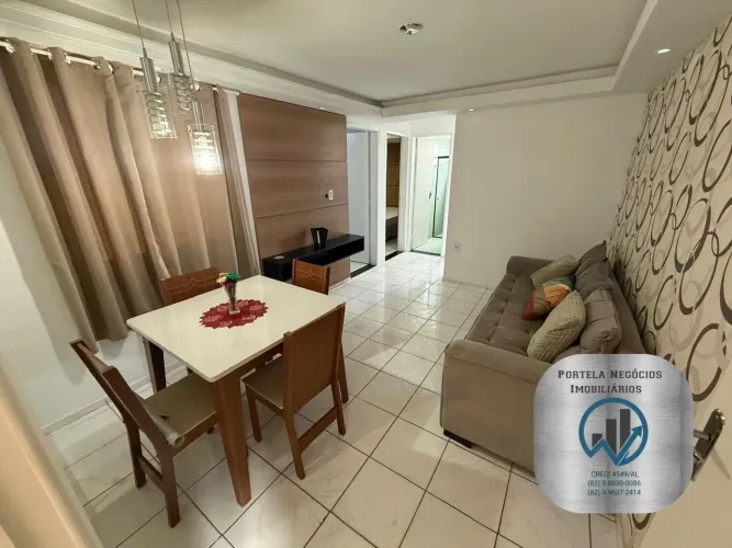 Apartamento para Locação em Maceió, Serraria, 2 dormitórios, 1 banheiro, 1 vaga