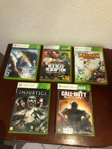 5 jogos originais xbox 360