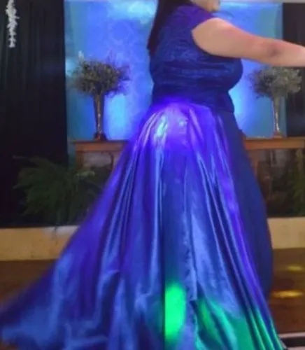 Vestido de 15 anos, sem saia de armação 