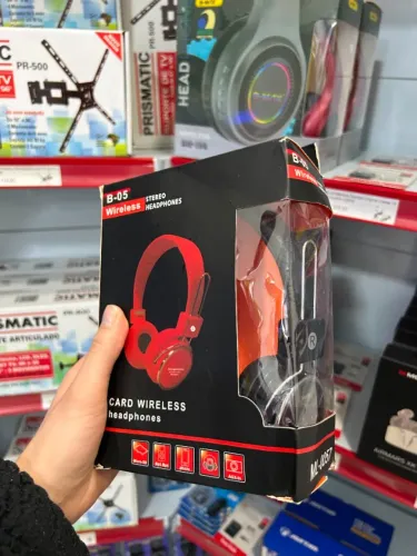 Fone Sem fio Concha Bluetooth FM entrada cartão SD
