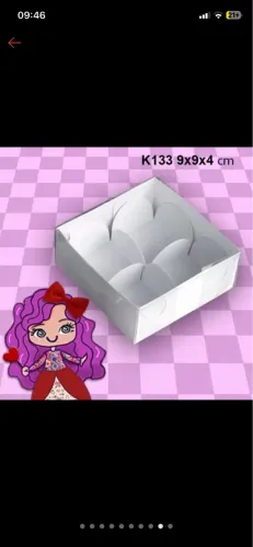 Caixas para 4 doces - 130unidades