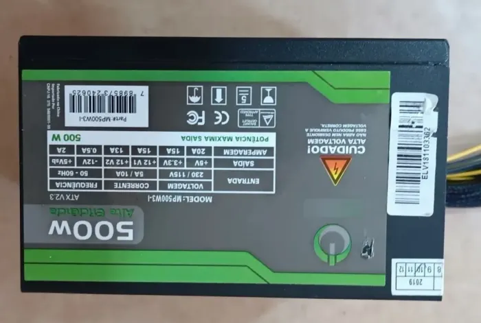 Fonte one Power atx 500w