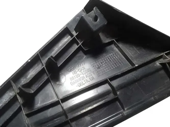 Moldura Esquerda Retrovisor Hyundai Hb20 2012 A 2018 Preto