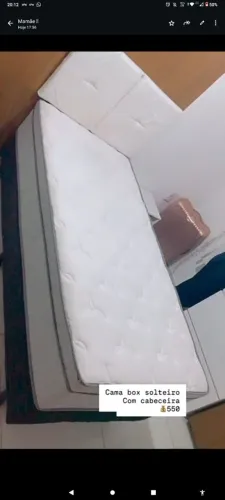 Cama box de solteiro 