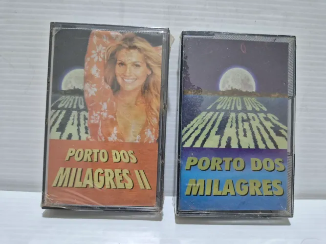 2 Fitas K7 Novela Porto dos Milagres (Lacradas Raras)