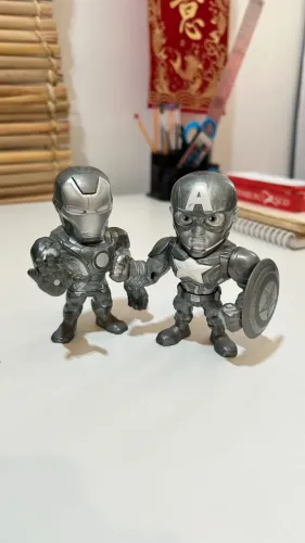 Metals Die Cast - Capitão América e Homem de Ferro