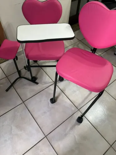 Kit cirandinha + suporte de pés + cadeira de rodinhas 