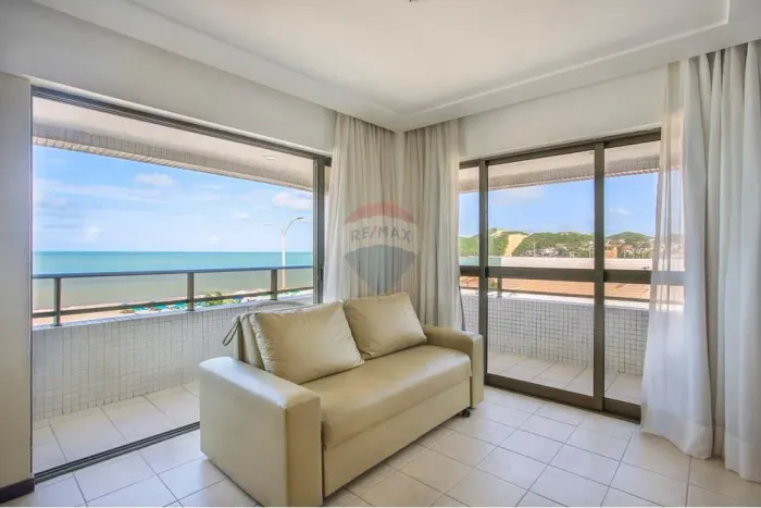 Apartamento Pé na Areia em Ponta Negra Frente Mar 1 Suíte 46m² Lazer, Serviços, Restaurant
