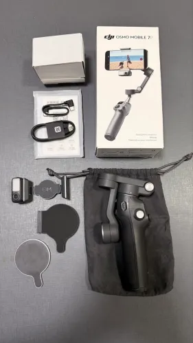 DJI Osmo Mobile 7P - Completo na Caixa - Oportunidade