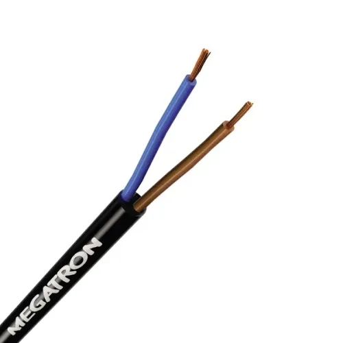 Cabo Flexível PP 2x2,5mm 100m Preto 750V Megatron