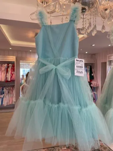 Vestido em tule infantil 8 anos formatura