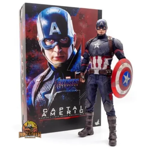 Action figure - Capitão América End Game Hot Toys MMS536 - Marvel Vingador