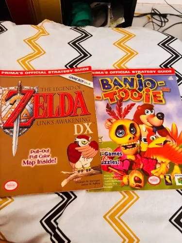 Guias de jogo Zelda Link?s Awakening DX e Banjo-Tooie