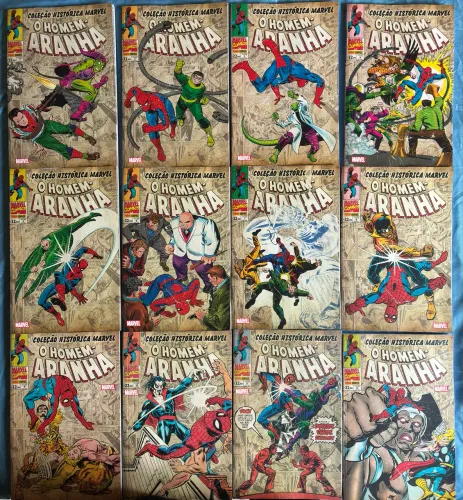 Coleção histórica marvel homem aranha
