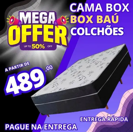 Frete grátis, camas box novas Aparti de 489,00