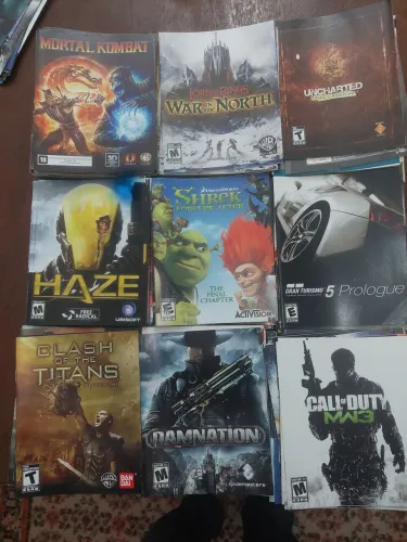 Lote manuais PS3