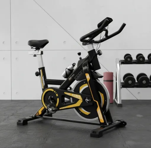 Bicicleta Spinning Com Roda De Inércia De 13kg Wct Fitness Cor Preto