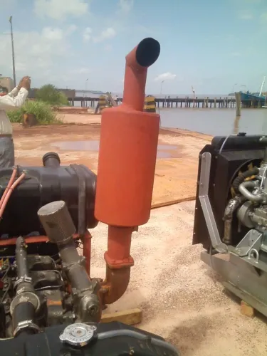 Serviço e locação de bomba draga e d'água 4 e 5 polegadas a diesel