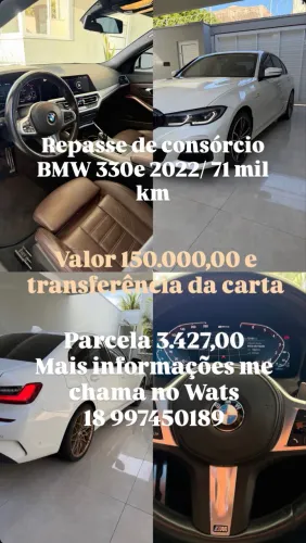 BMW 330E M Sport 2.0 Turbo Híbrido AU 2022