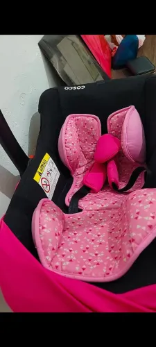 Bebê conforto cosco rosa