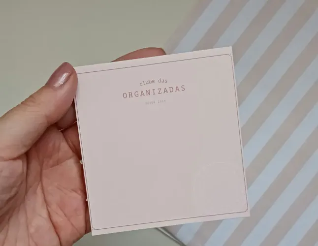 Bloco de notas clube das organizadas meg & meg 