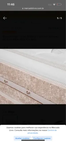 Box+colchão Castor Solteiro Premium Tecnopedic 100x200x57cm Cor Bege