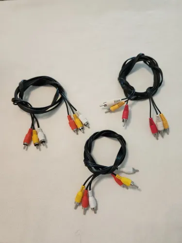Cabos RCA novos ( R$ 2 cada metro)