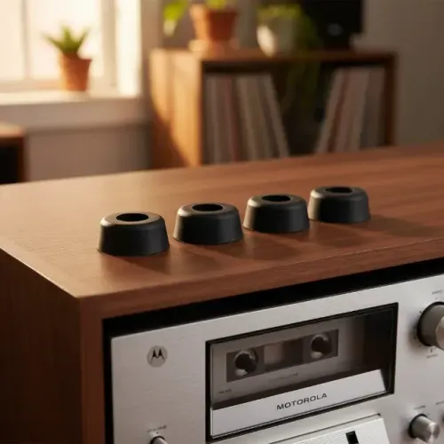 4 Pés Tape Deck De Mesa Tipo Cce Gradiente Akai Sony Pioneer