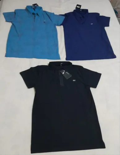 Kit 3 Camisas Nike e RalphLauren M