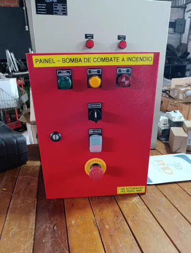 Painel elétrico bomba de incendio