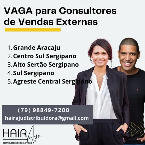 Vaga para Consultor de Vendas Externas