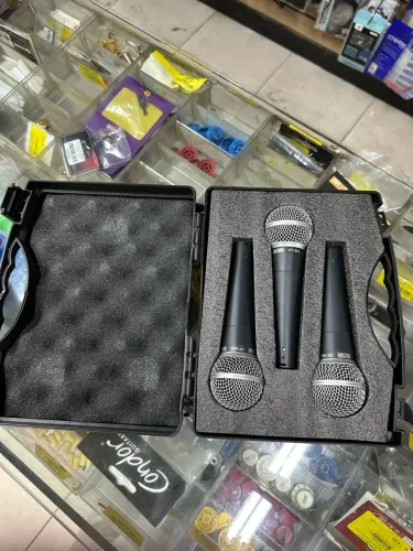Kit 3 microfone Dinâmico CSR 