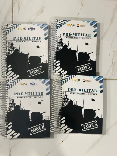 Vendo livros de preparação para escolas militares EpcAr/Colégio Naval/EspcEx