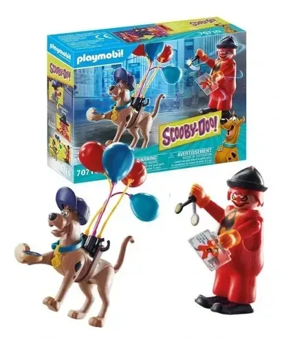 Playmobil Scooby Doo Aventura Palhaço Sunny 70710 - 34 peças
