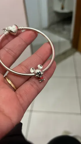 Pulseira Pandora de Berloque Mickey 
