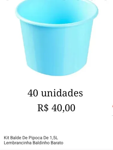 Baldinho lembrancinha 