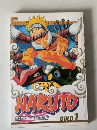 Mangás Naruto Edição Gold - Vol. 1, 2, 3 e 4 (sem os mini-pôsteres)