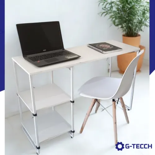 Mesa Industrial 1,1m NOVA Escrivaninha Multiuso para Notebook Escritório Computador Birô