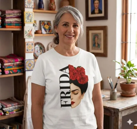 Camiseta Frida Feminina 