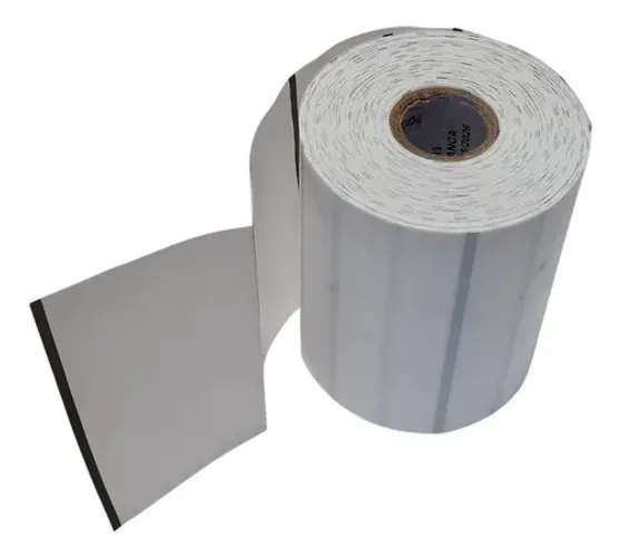 Etiqueta Tag 100x60mm Rolo 45m C Furo Picote Resistente Branco