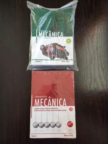 Livros Fundamentos de Mecânica Renato Brito nunca usados e em perfeito estado